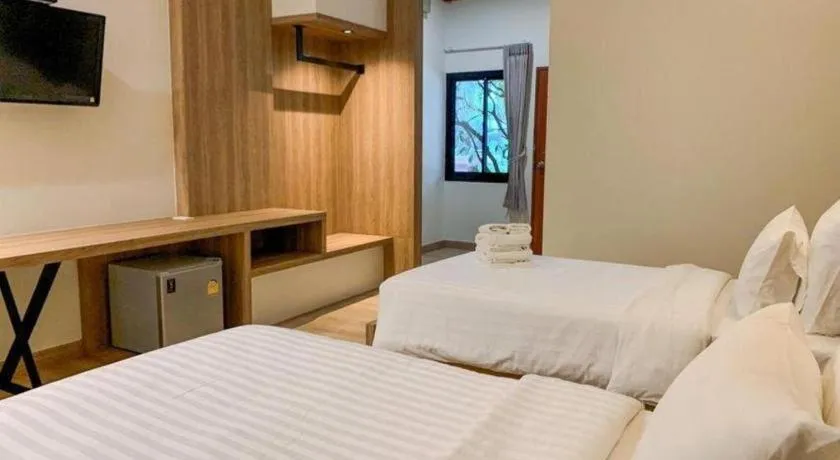 Bed in Siam River Resort