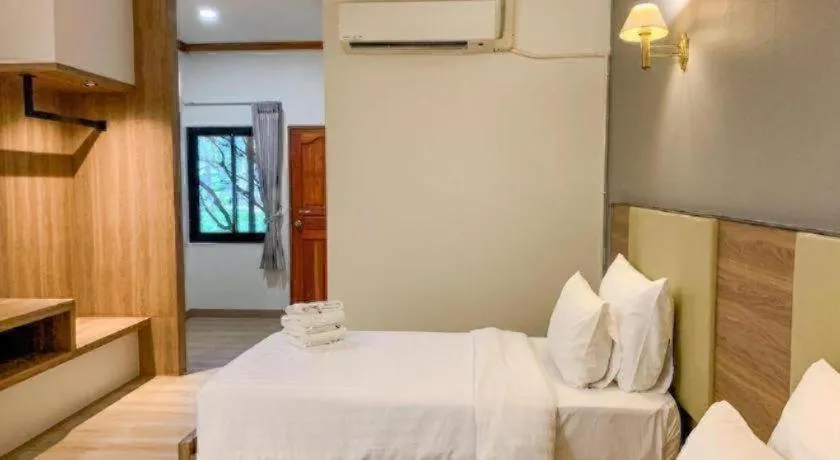 Bed in Siam River Resort