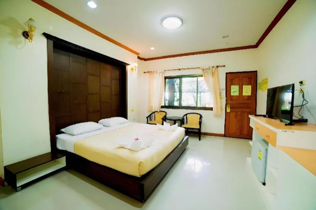 Bed in Siam River Resort