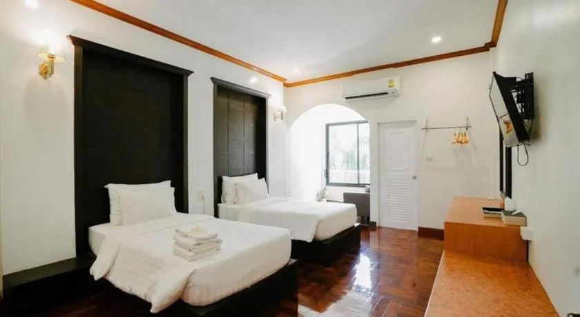 Bed in Siam River Resort