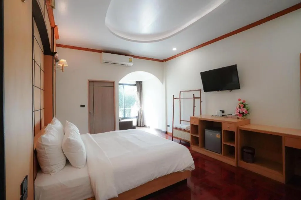 Bed in Siam River Resort