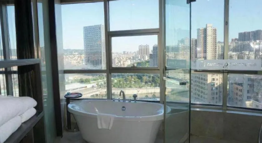 Bed in DongGuan JOYC Hotel 