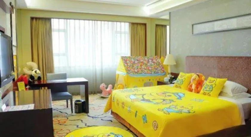 Bed in Eurasia International Hotel