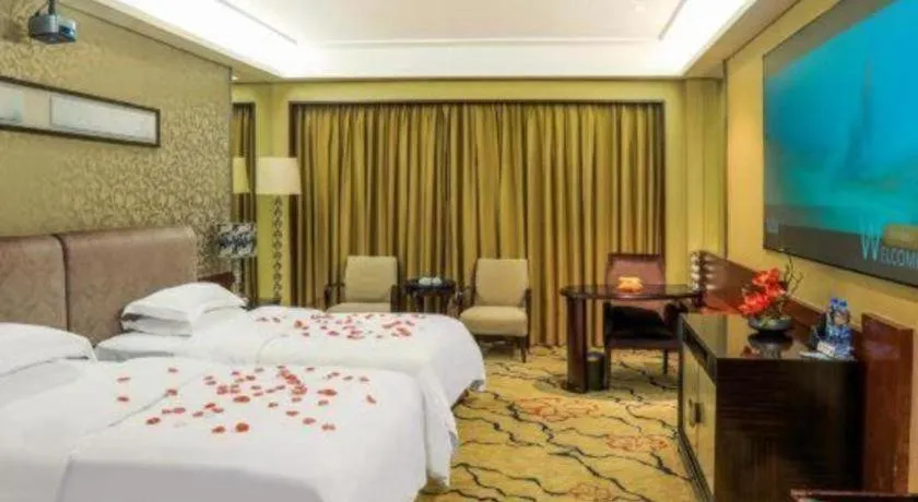 Bed in Eurasia International Hotel