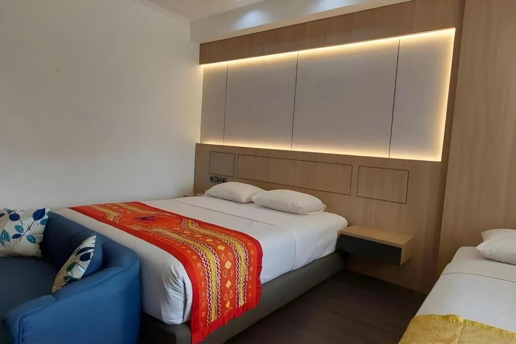 Bed in Hotel Banjarmasin International
