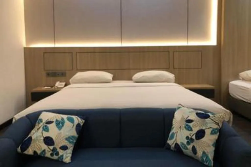 Bed in Hotel Banjarmasin International