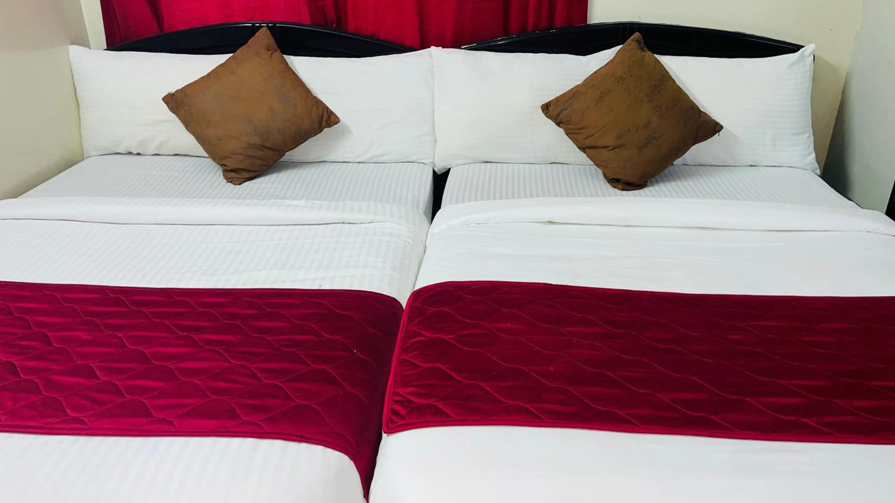 Bed in Hotel Sai Palace Inn