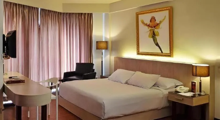 Bed in KLUB BUNGA THEME PARK HOTEL