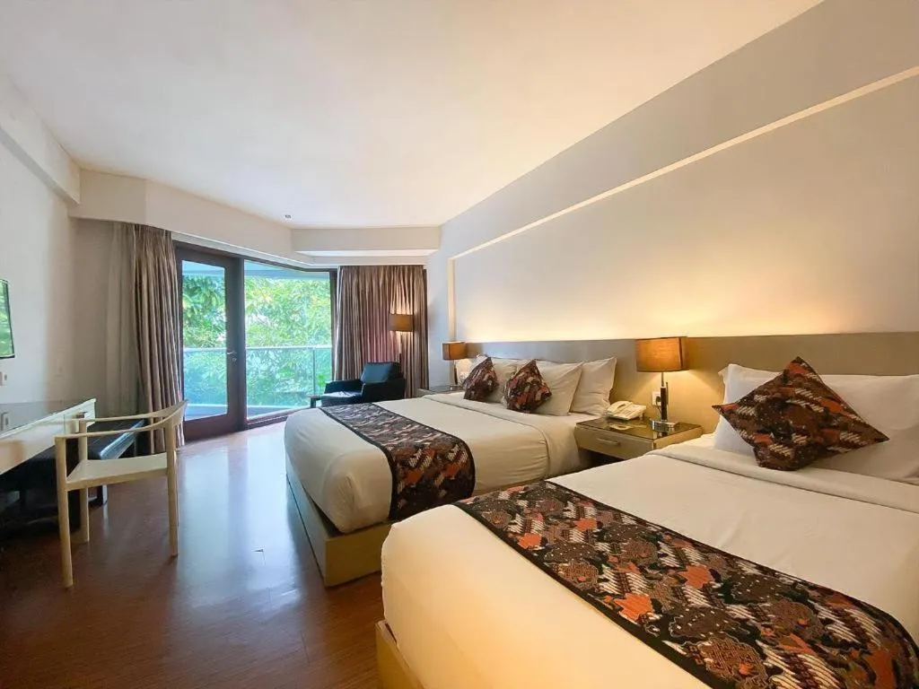 Bed in KLUB BUNGA THEME PARK HOTEL