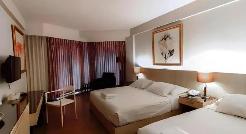 Bed in KLUB BUNGA THEME PARK HOTEL