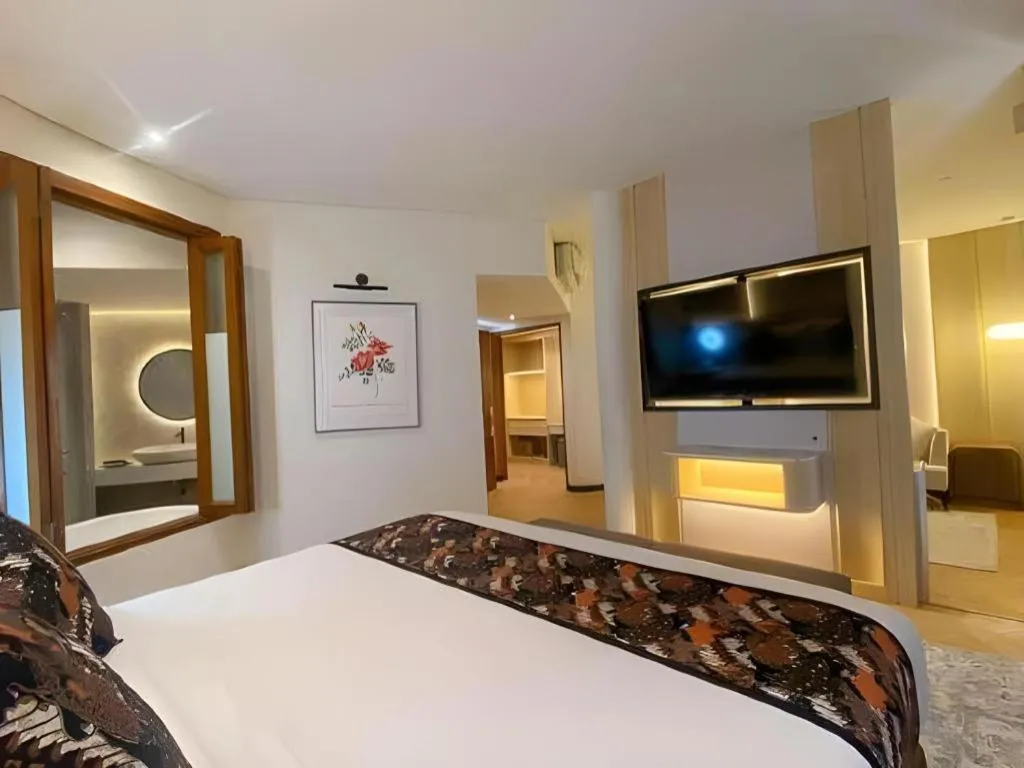 Bed in KLUB BUNGA THEME PARK HOTEL