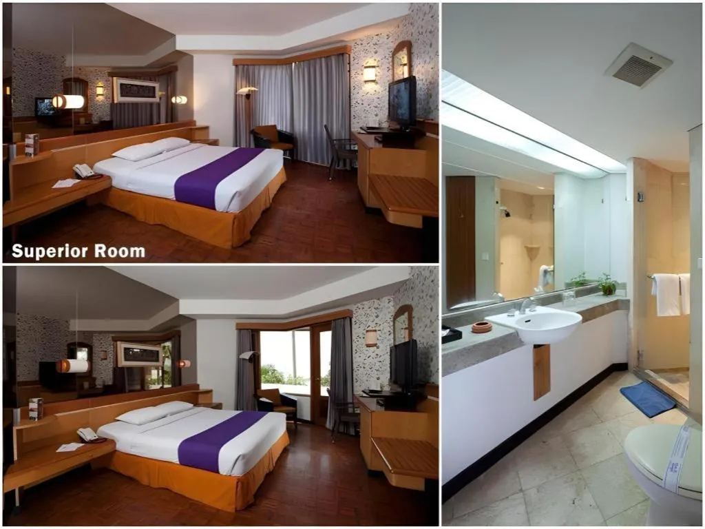 Bed in KLUB BUNGA THEME PARK HOTEL