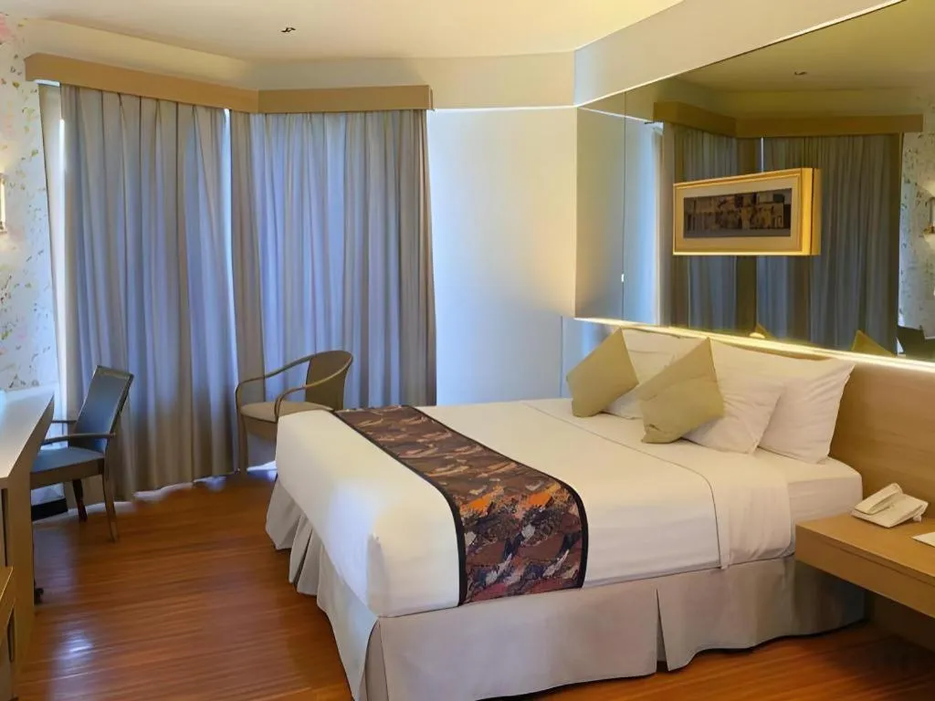 Bed in KLUB BUNGA THEME PARK HOTEL