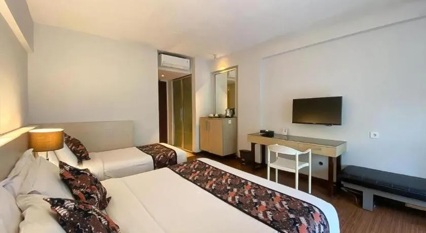 Bed in KLUB BUNGA THEME PARK HOTEL