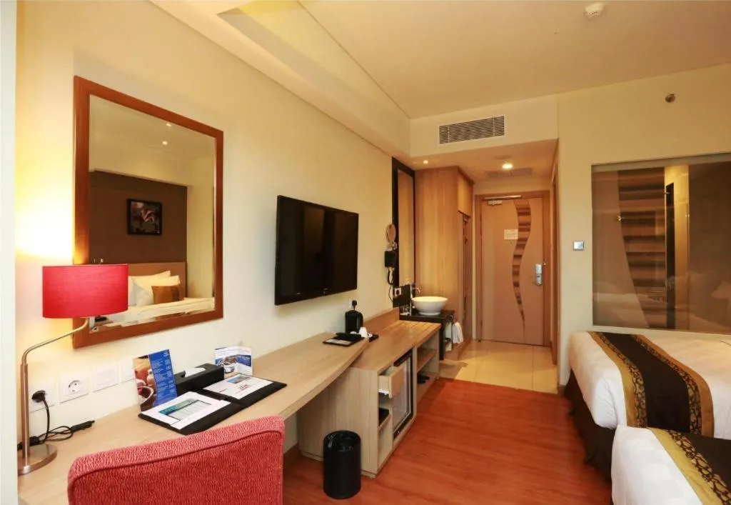 Bed in Golden Tulip Galaxy Hotel Banjarmasin