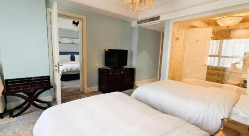 Bed in Yuncheng Jianguo Hotel