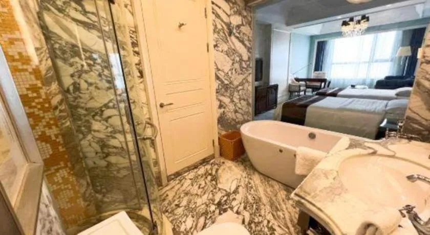 Bed in Yuncheng Jianguo Hotel