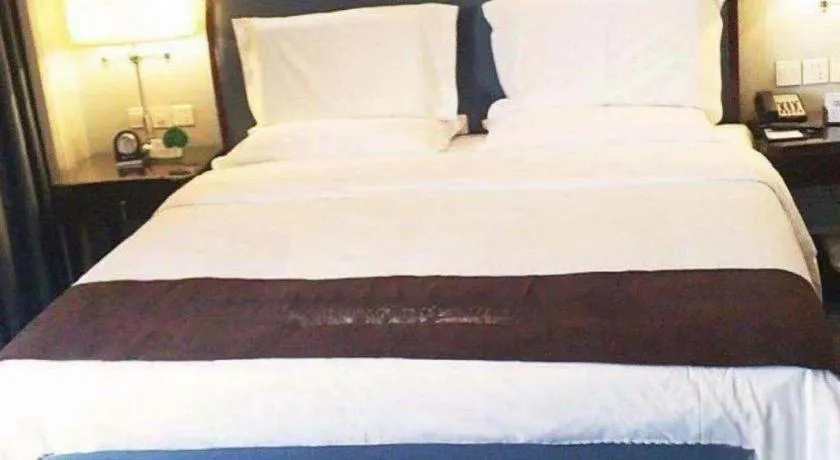 Bed in Yuncheng Jianguo Hotel