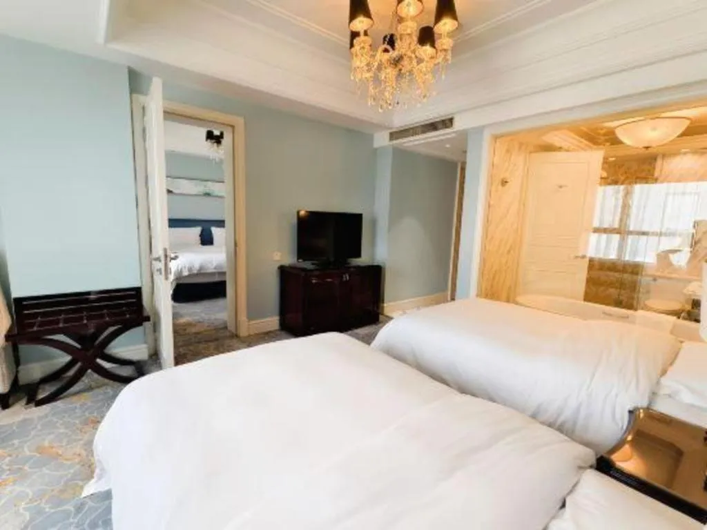 Bed in Yuncheng Jianguo Hotel