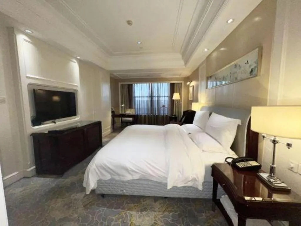 Bed in Yuncheng Jianguo Hotel