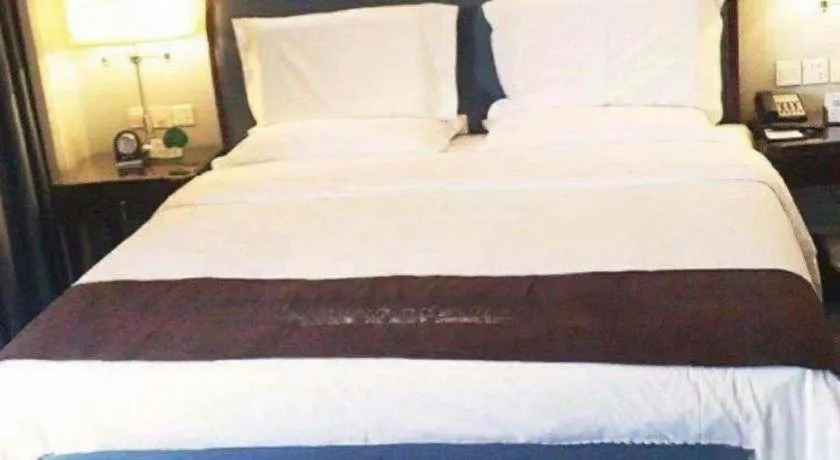 Bed in Yuncheng Jianguo Hotel