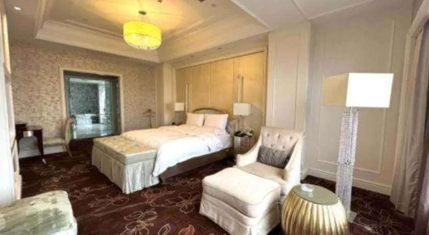 Bed in Yuncheng Jianguo Hotel