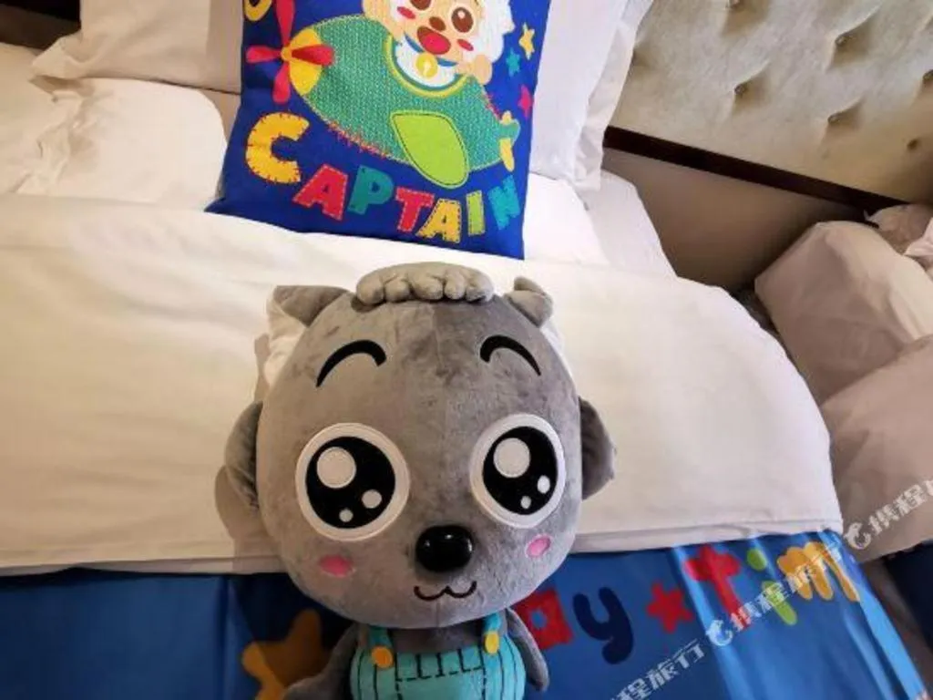 Bed in Yuncheng Jianguo Hotel