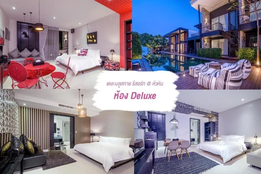 Bed in The Blue Sky Resort @ Hua Hin