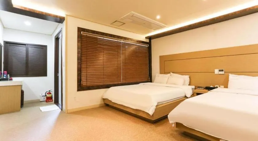 Bed in Hotel W Shinjeju