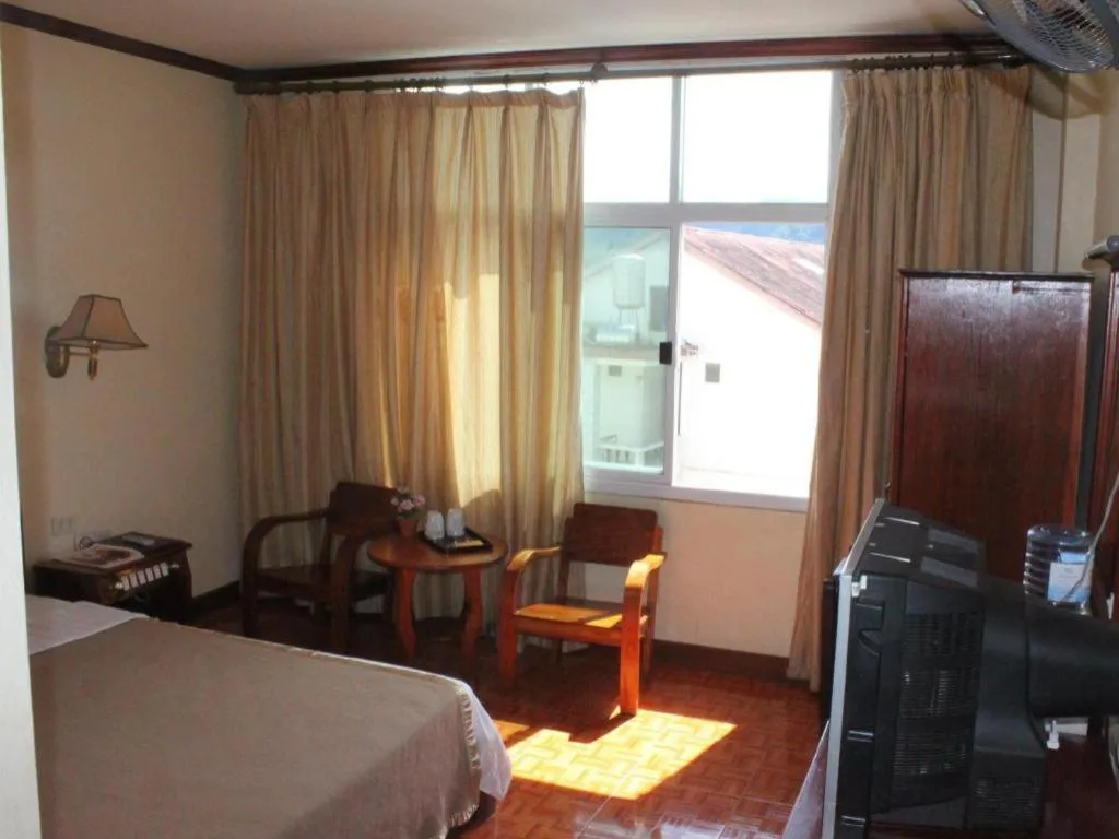 Bed in Dokchampa Hotel