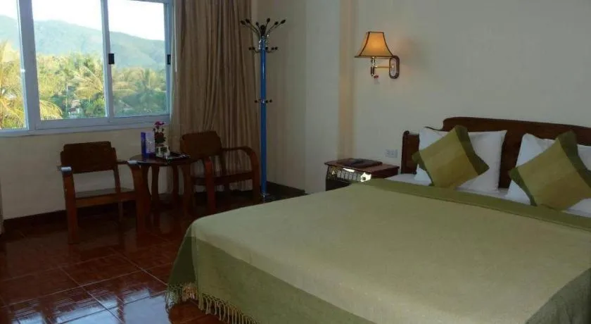 Bed in Dokchampa Hotel