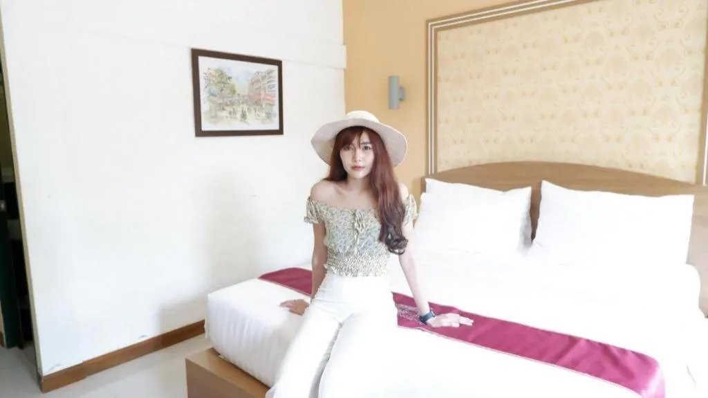 Bed in Thada Chateau Hotel