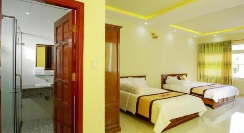 Bed in Lam Ha Resort