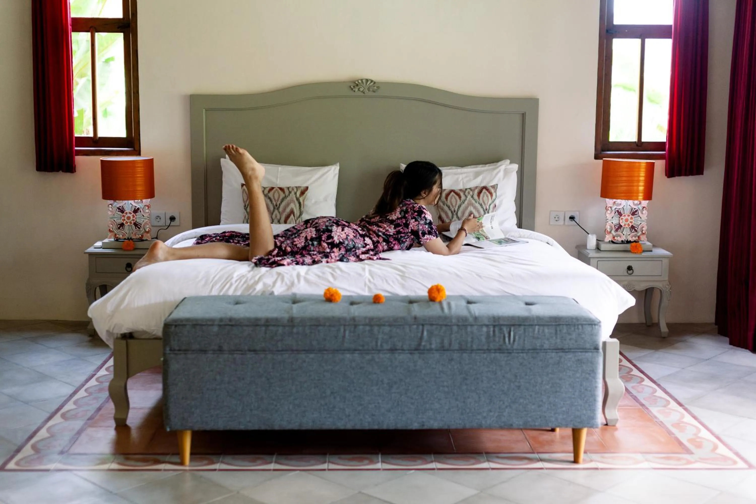 Bed in Darmada Eco Resort