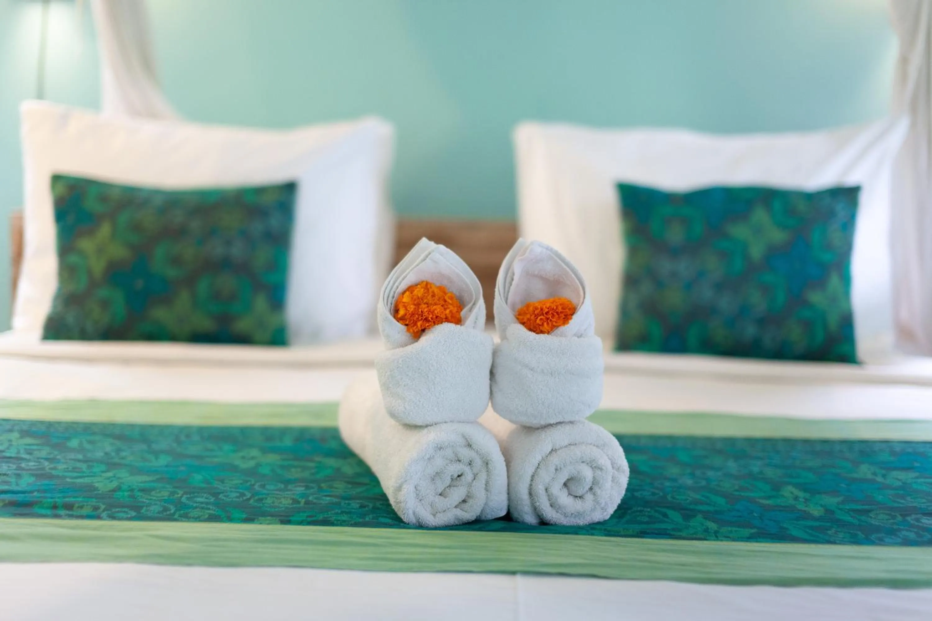 Bed in Darmada Eco Resort