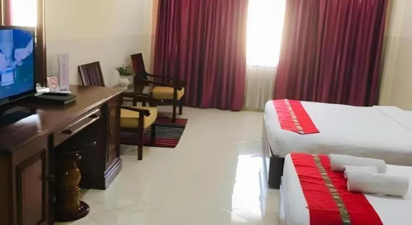 Bed in New Rose Boutique Hotel