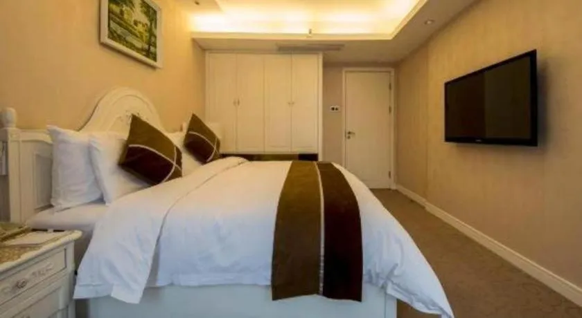 Bed in Xian Qujiang Yinzuo Hotel