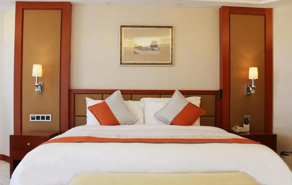 Bed in Xian Qujiang Yinzuo Hotel