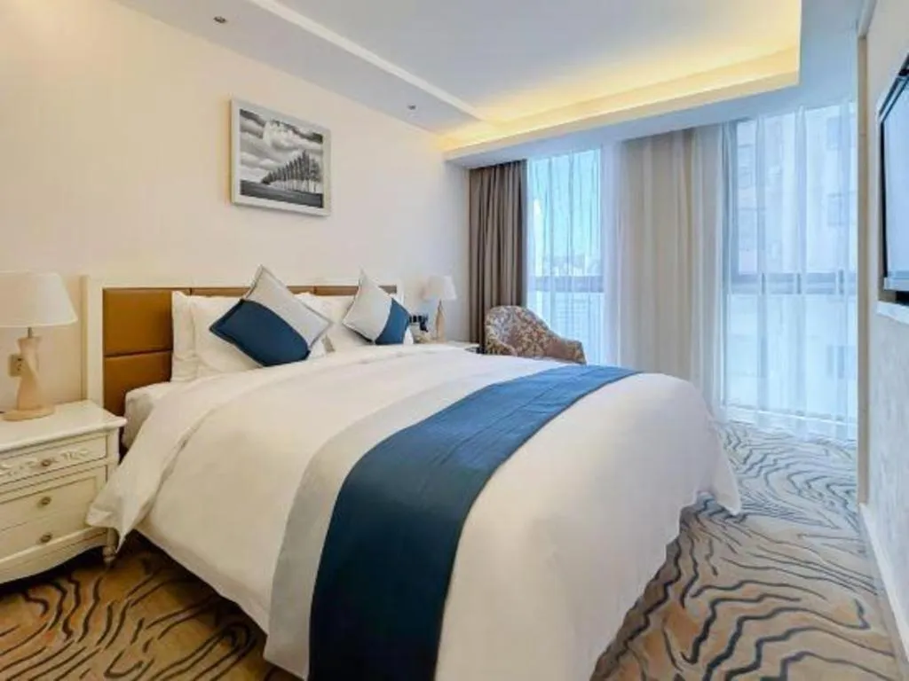 Bed in Xian Qujiang Yinzuo Hotel