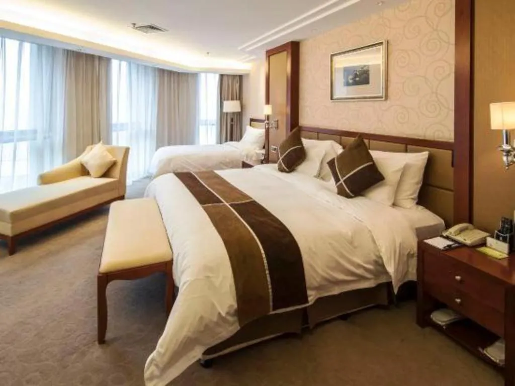 Bed in Xian Qujiang Yinzuo Hotel