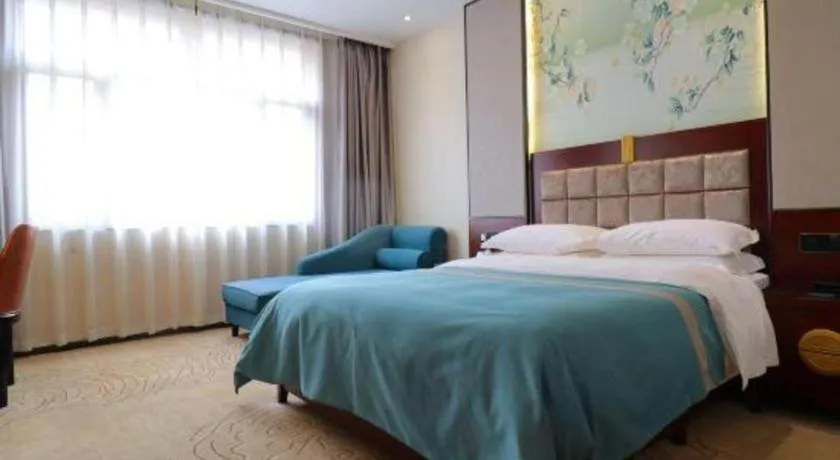 Bed in Lanzhou Hualian Hotel
