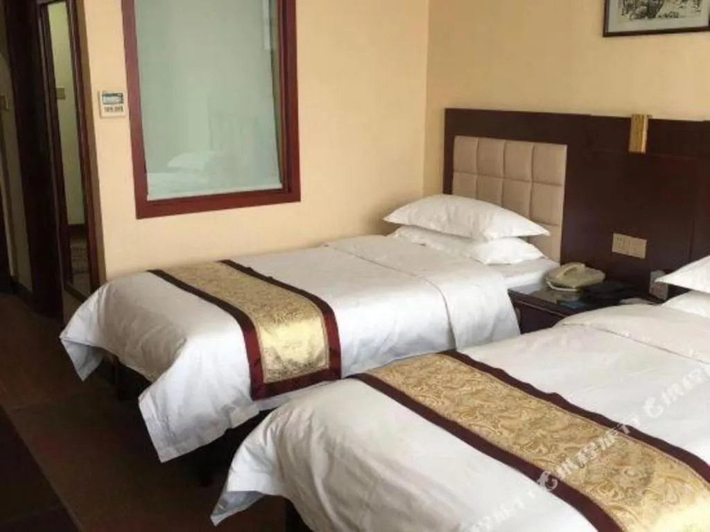 Bed in Lanzhou Hualian Hotel