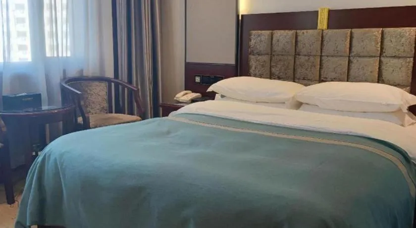 Bed in Lanzhou Hualian Hotel