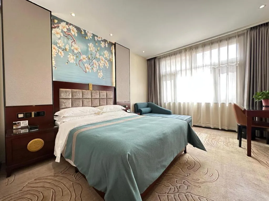 Bed in Lanzhou Hualian Hotel