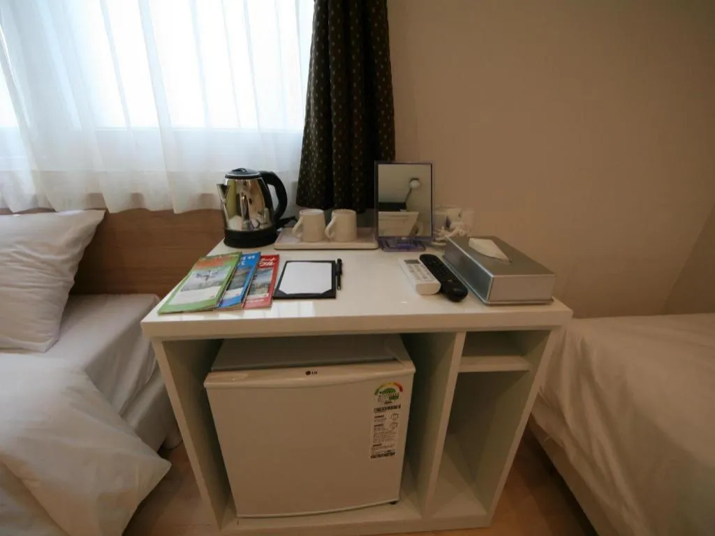 Bed in Wons Ville Myeongdong Hotel