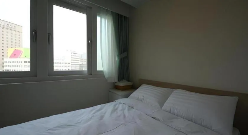 Bed in Wons Ville Myeongdong Hotel