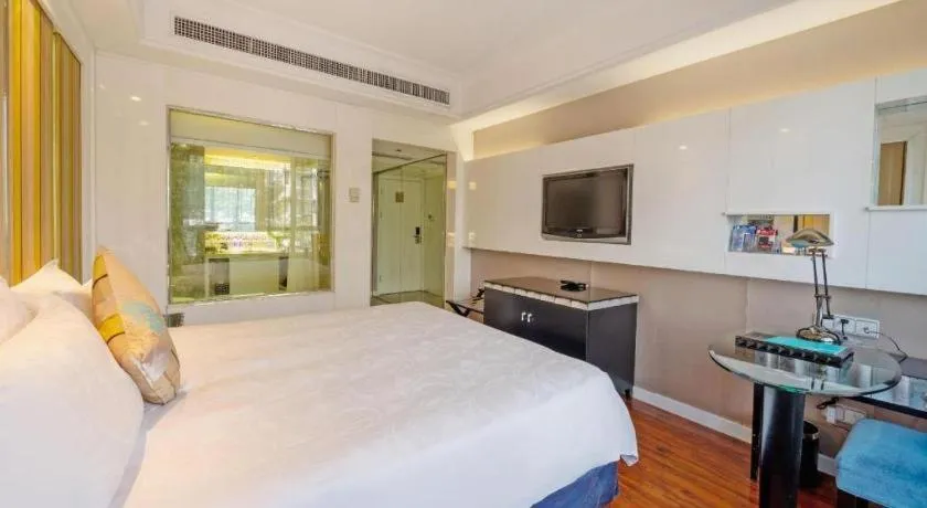 Bed in Wuyang Holiday Hotel Hangzhou