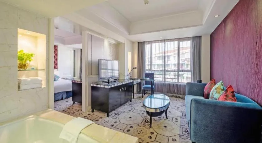 Bed in Wuyang Holiday Hotel Hangzhou