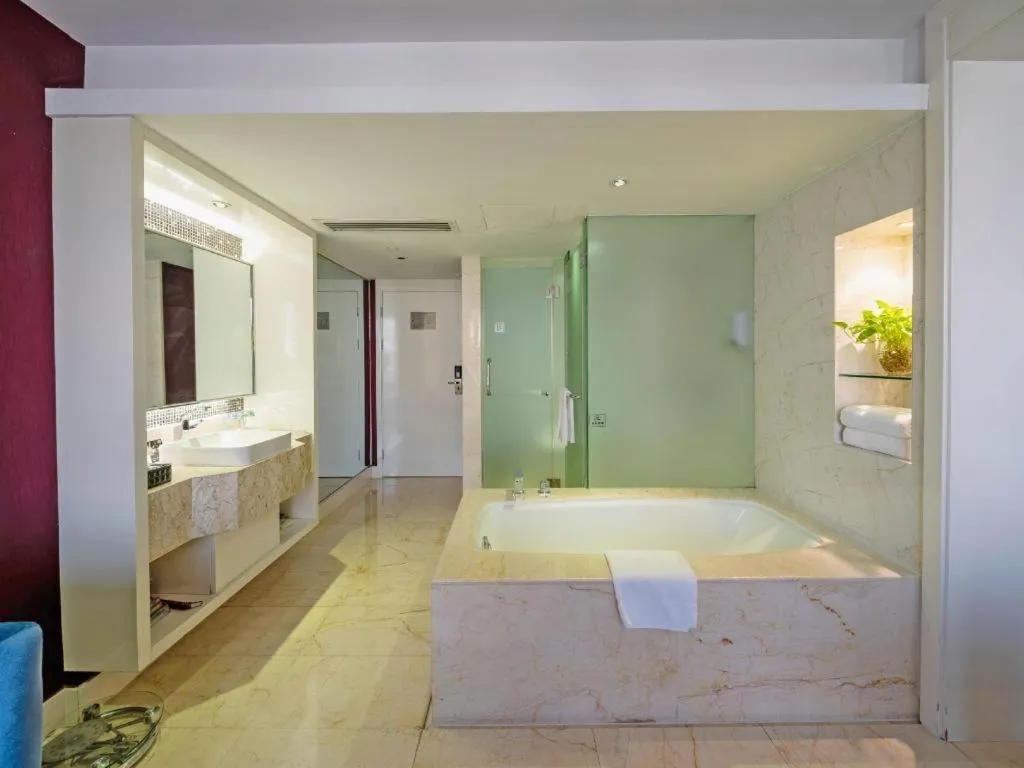 Bed in Wuyang Holiday Hotel Hangzhou