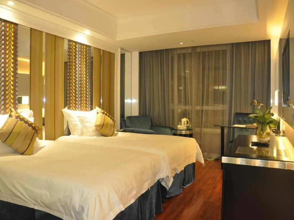 Bed in Wuyang Holiday Hotel Hangzhou